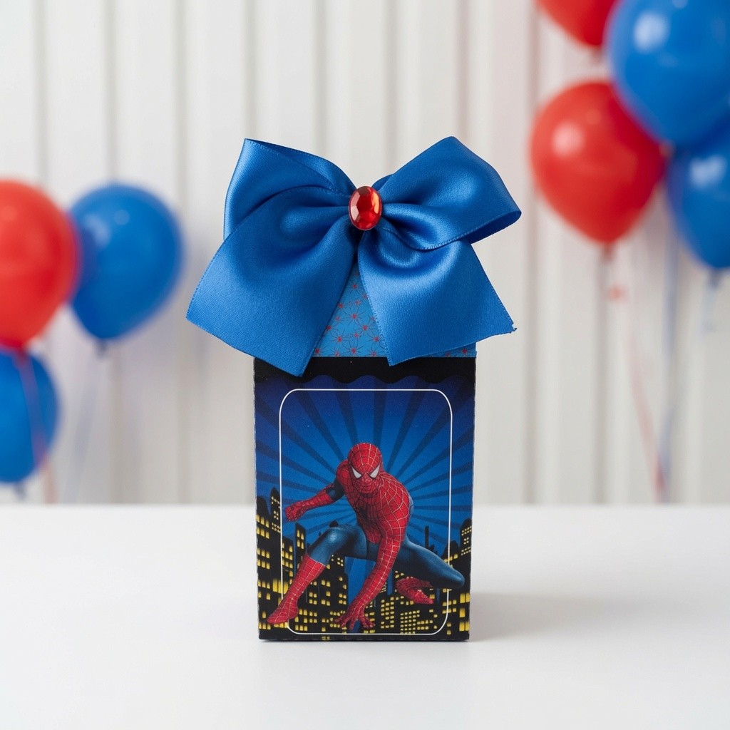 Kit Caixas Personalizadas HOMEM ARANHA / Lembrancinha Festa / Kit Festa Homem Aranha / Aniversario