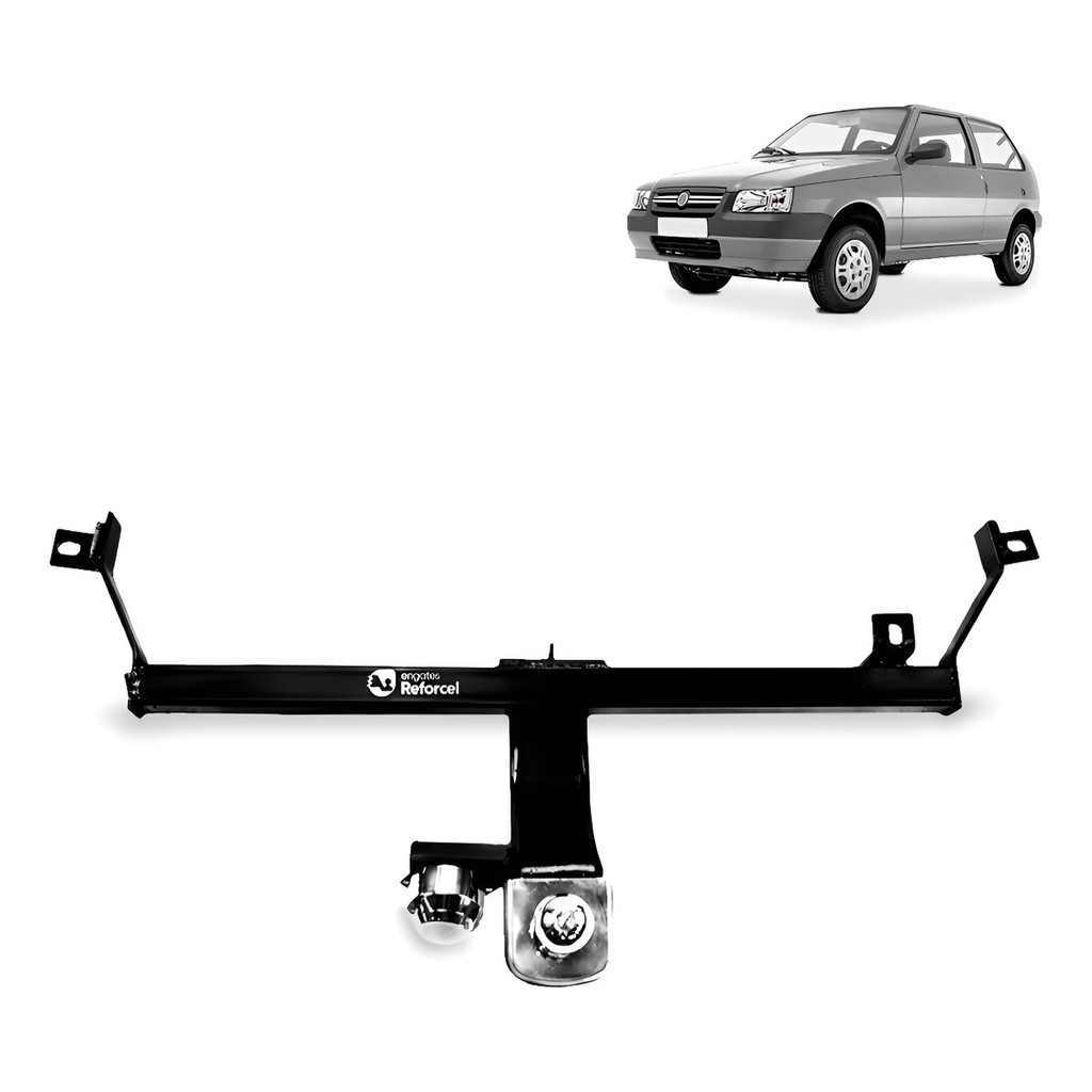 Engate Fiat Uno Mille 1985-2003 500Kg Fixo Kit Completo REFT4003 Reforçado Inmetro Carretinha