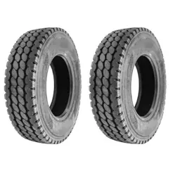 Kit 2 Pneus 275/80R22.5 Liso Misto 18 Lonas 149/146L RSHF572 Sunfull