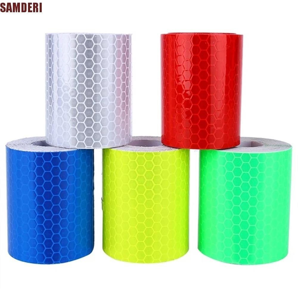Faixa Refletiva Adesiva SAMDERI para Carro, Refletor 50 * 300cm, Impermeável, Autoadesiva para Automóveis e Bicicletas N