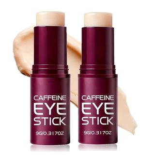 Soelegant Caffeine Eye Stick 2 Pacotes, Bálsamo em Bastão para a Área dos Olhos para Inchaço e Olheiras, Creme Anti-Idad