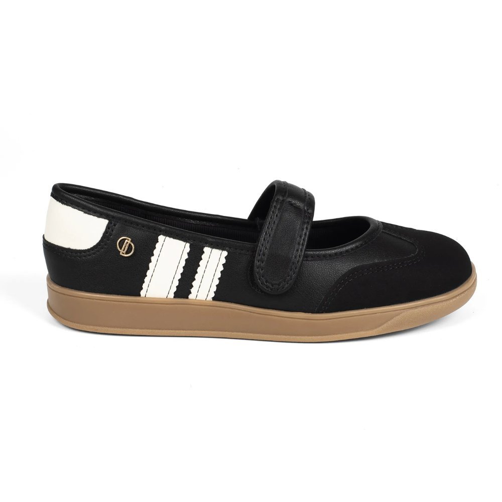 Sapatilha Feminina Dakota Casual Boneca - Preta