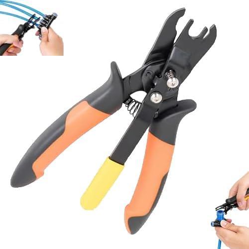 Air Hose Connector Removal Tool, Push to Fittings Air Line Pliers Disconnect Tool, Push To Connect Removal Tool,