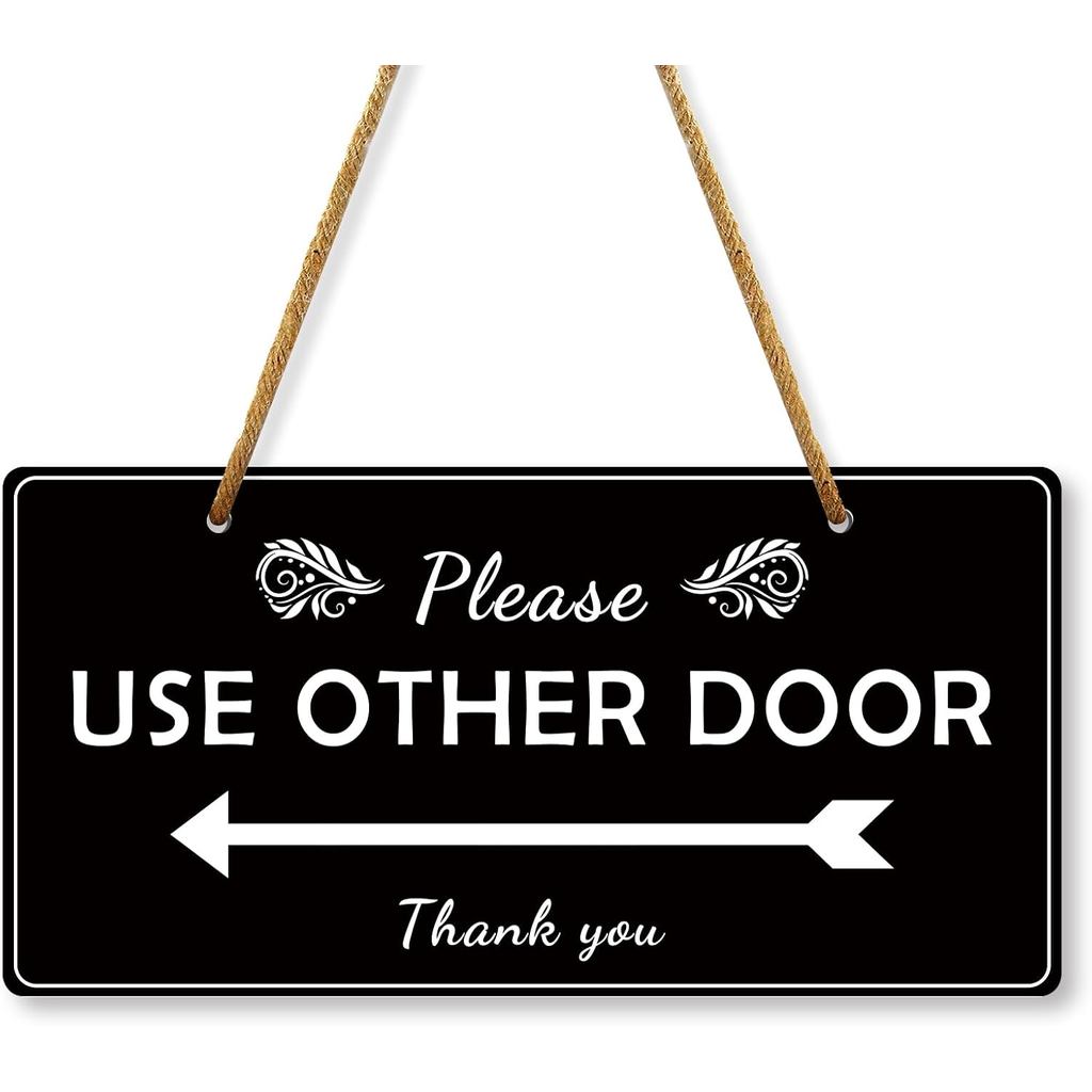 Por favor, utilize outra placa de porta, placa dupla face de 10x5 polegadas, placa suspensa para janela, porta, escritór