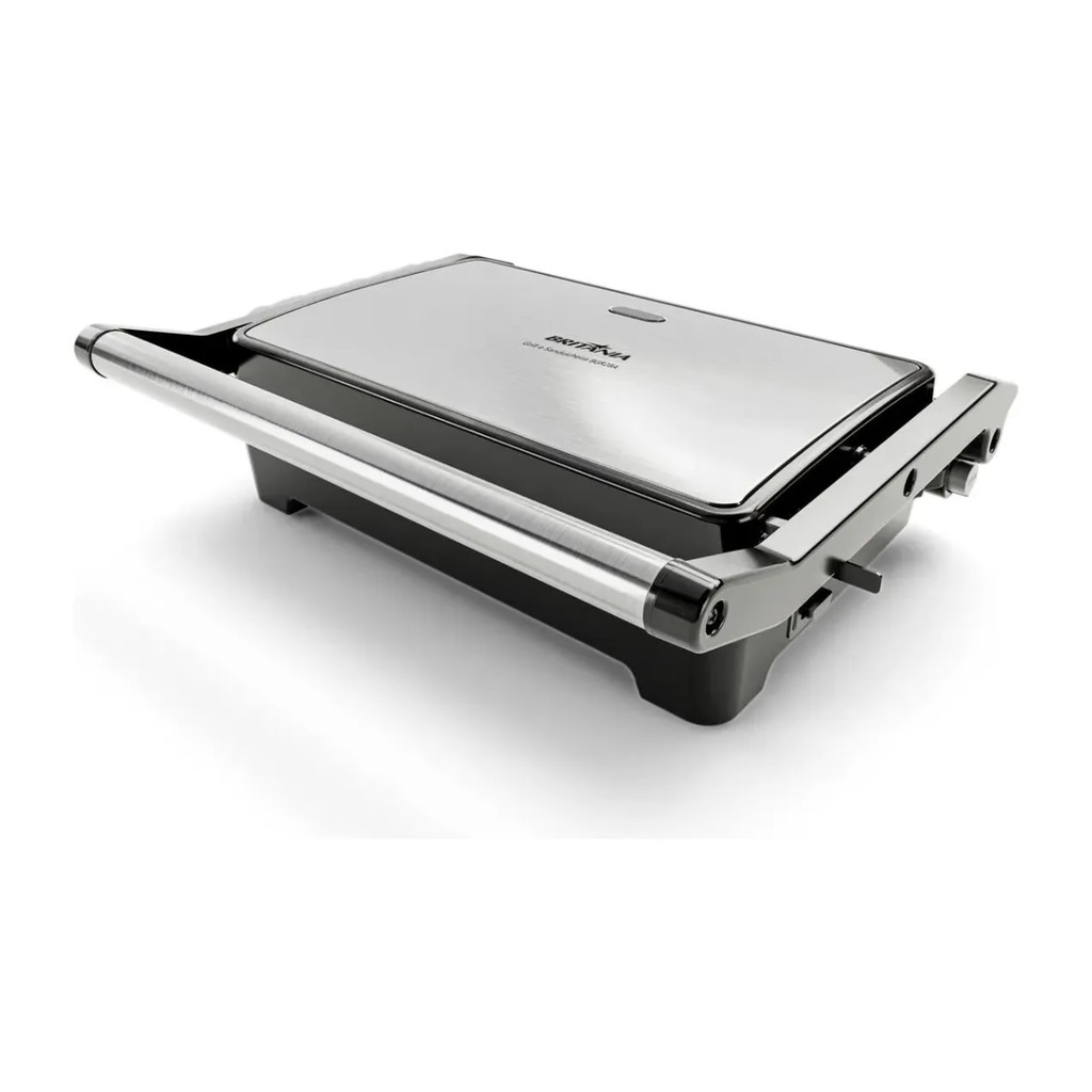 GRILL E SANDUICHEIRA BRITÂNIA 2 EM 1 BGR28A INOX 220V