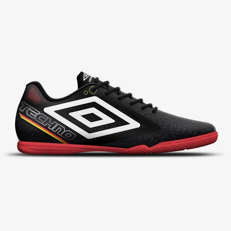 CHUTEIRA FUTSAL UMBRO TECHNO II PTO/BCO/CORAL-120