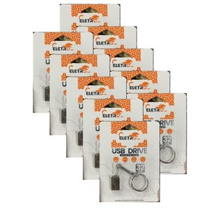 Kit Mini Pendrive – Chaveiro Metálico USB 2.0 (8GB a 32GB) Compacto, Resistente e Eficiente!