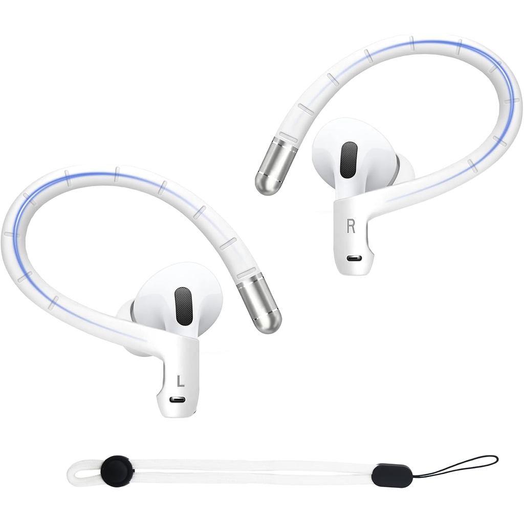 Ganchos de Orelha em Liga de Titânio Adhiper para Airpods 4/3/2/1, AirPods Pro 3