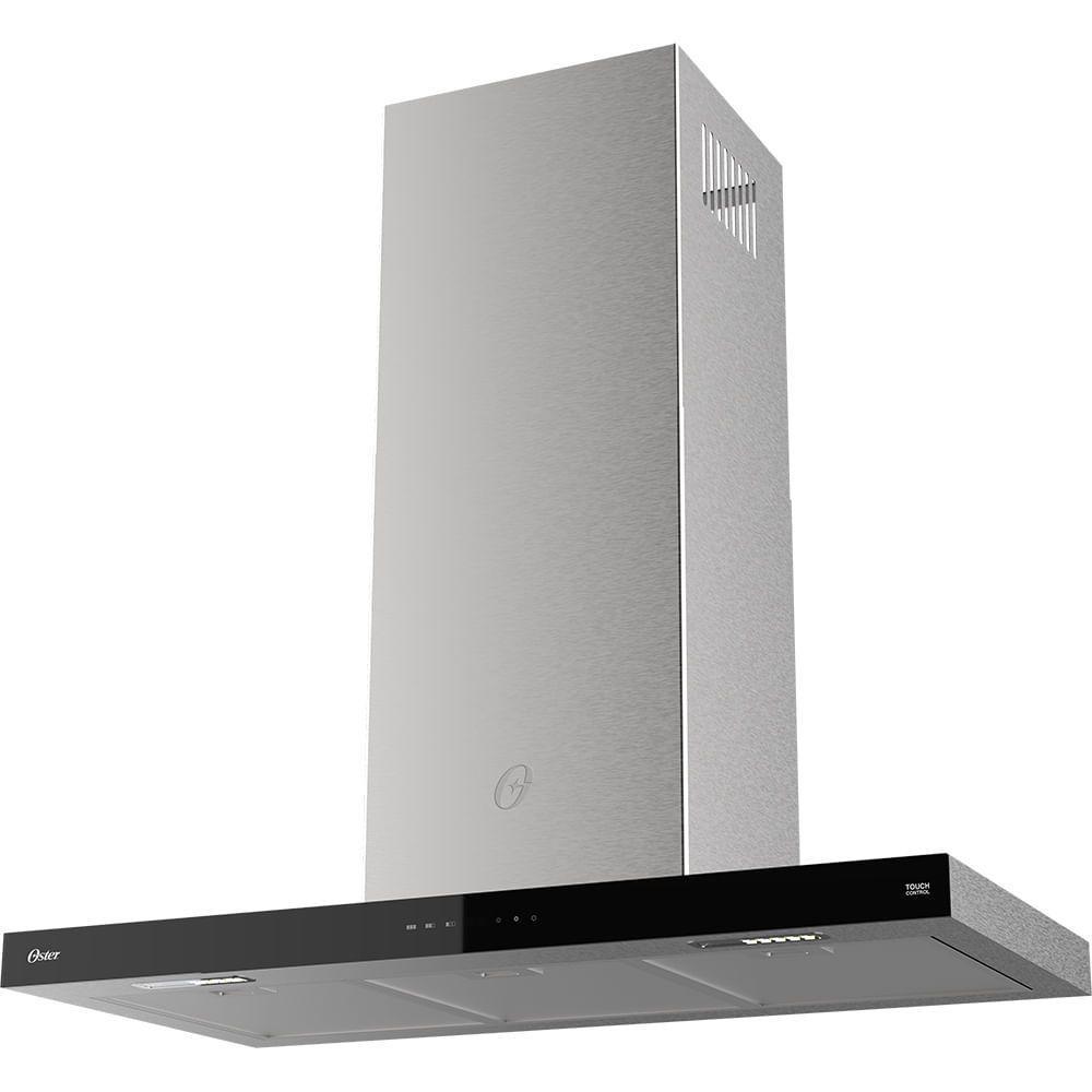 Coifa de Parede Oster OCFA690-220 90cm Inox com Exaustor Depurador Touch Control 220V