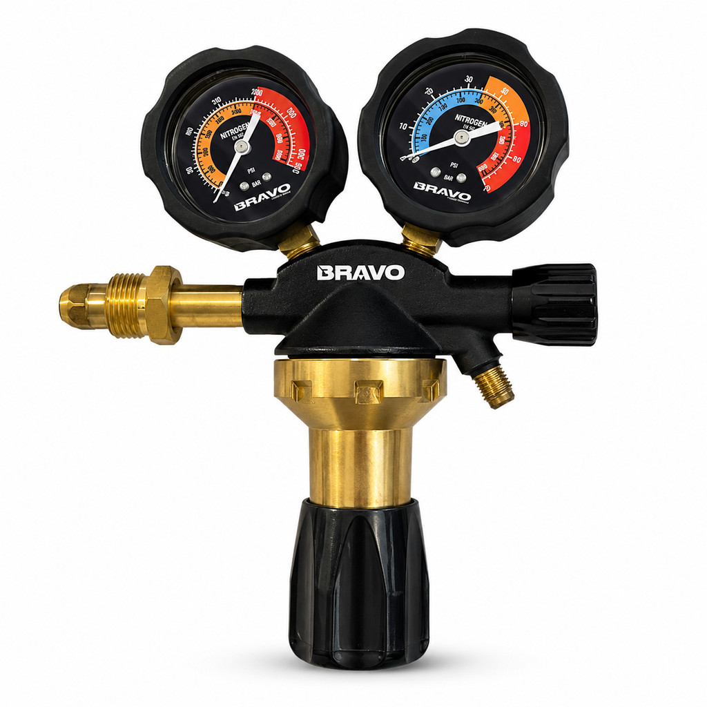 REGULADOR PARA CILINDRO DE NITROGÊNIO PRO SERIES RN5000 4500 / 1000 PSI 71010068 - CIMPORT - BRAVO