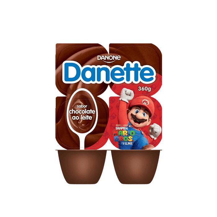 Danette Sobremesa láctea de chocolate Danone 360g