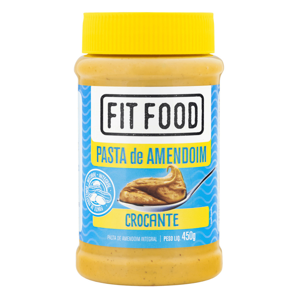 Fit Food Pasta de amendoim crocante 450g