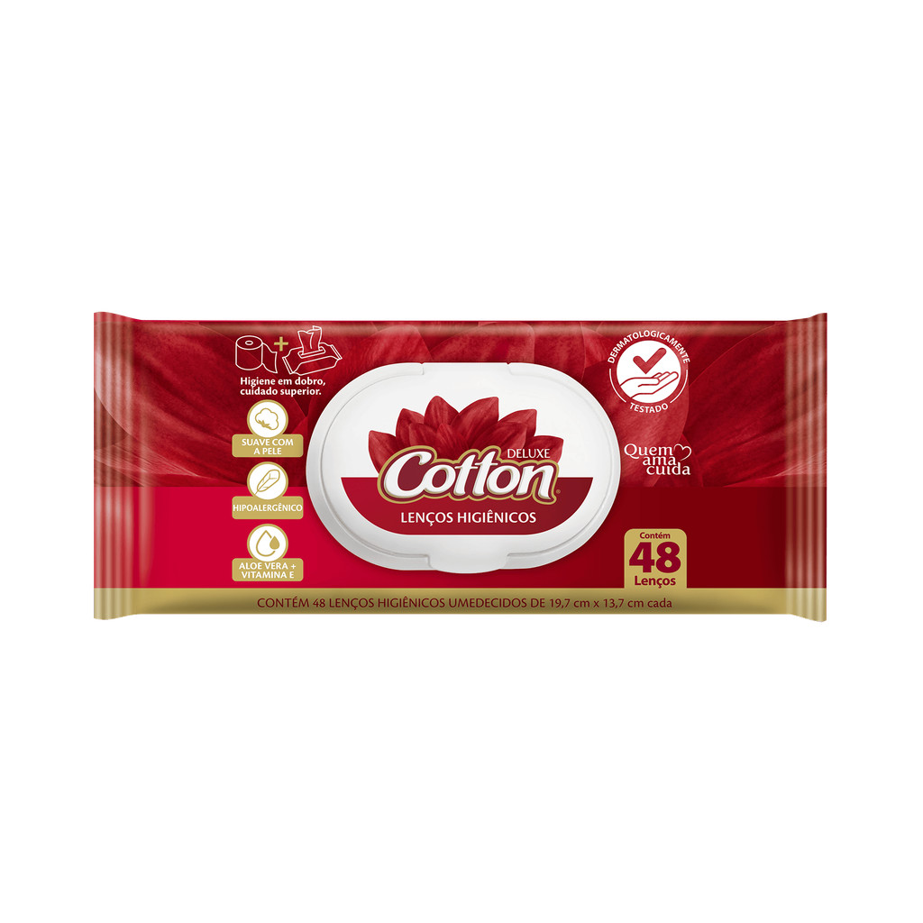 Deluxe Cotton Lenço Umedecido