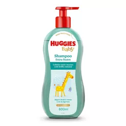 Shampoo Huggies Extra Suave para bebê hipoalergênico – 600ml