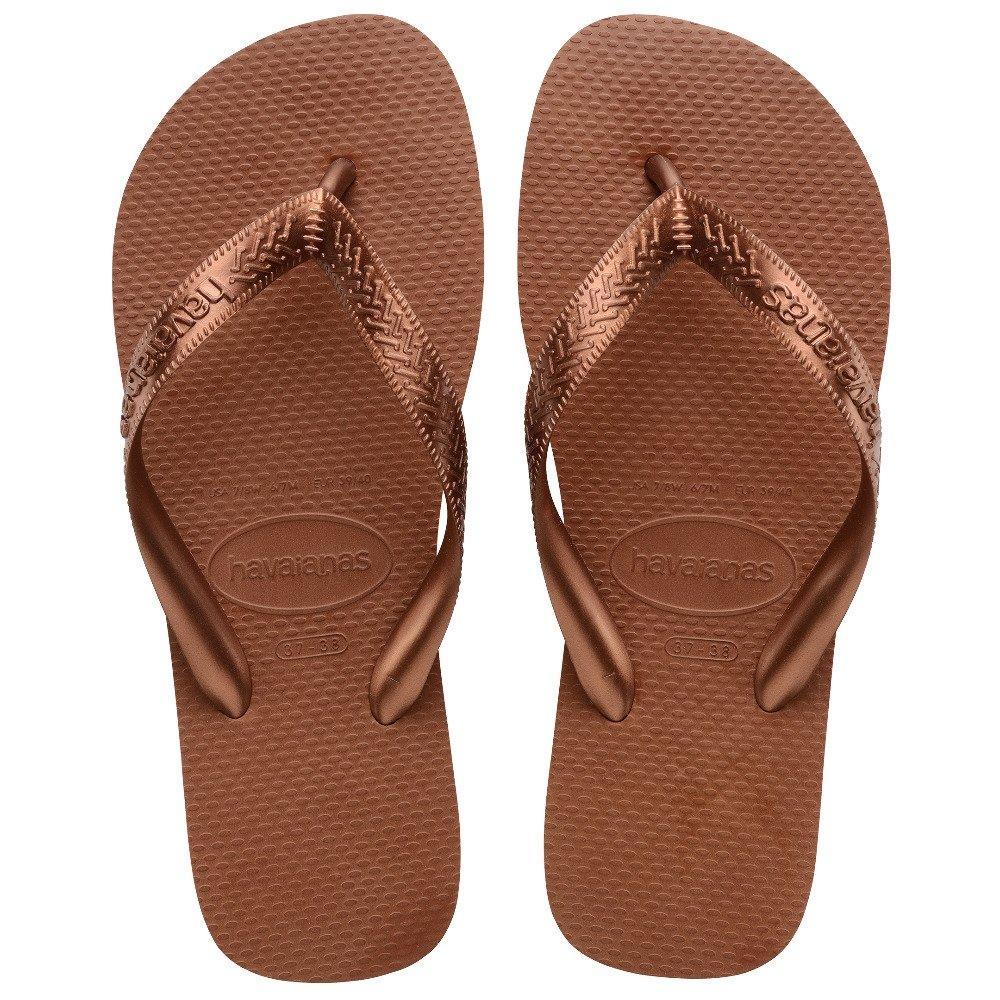 Havaianas Top Tiras Ferrugem/Cobre Metálico