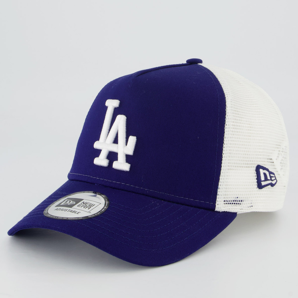 Boné New Era MLB Los Angeles Dodgers 940AF Side Patch Trucker Azul