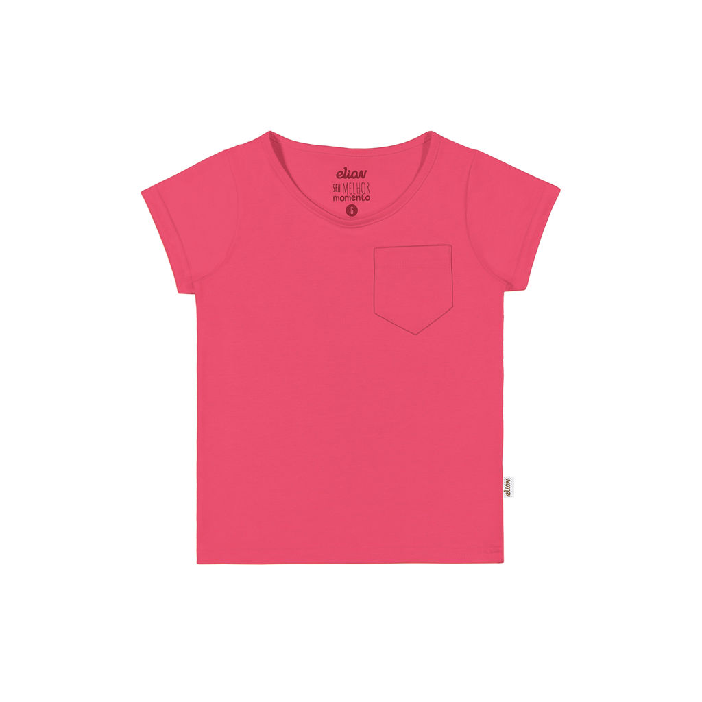 Blusa Infantil Menina Básicos Rosa