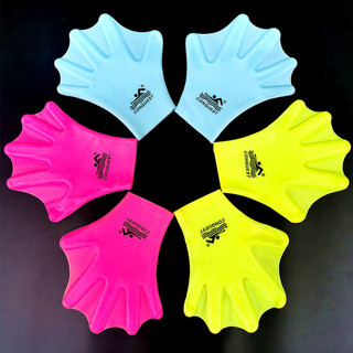 Luvas de natação Webbed Silicone adulto crianças Speed-up estofamento adolescente mergulho aprendizagem equipamento de m