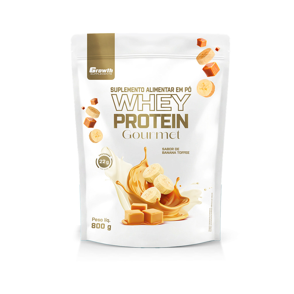 Whey Protein Gourmet 800g Growth Supplements