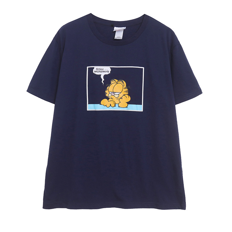Comércio exterior moda brincalhão dos desenhos animados Anime redução de idade Casual All-Match solto mais magro olhar c