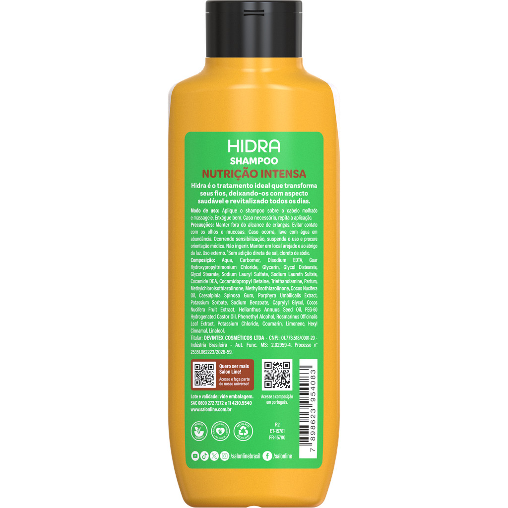 Kit Shampoo e Condicionador Hidra Óleo de Coco Salon Line 300ml · foto 2