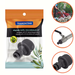 Adaptador Macho Em Plastico Com Rosca Externa De 3/4
