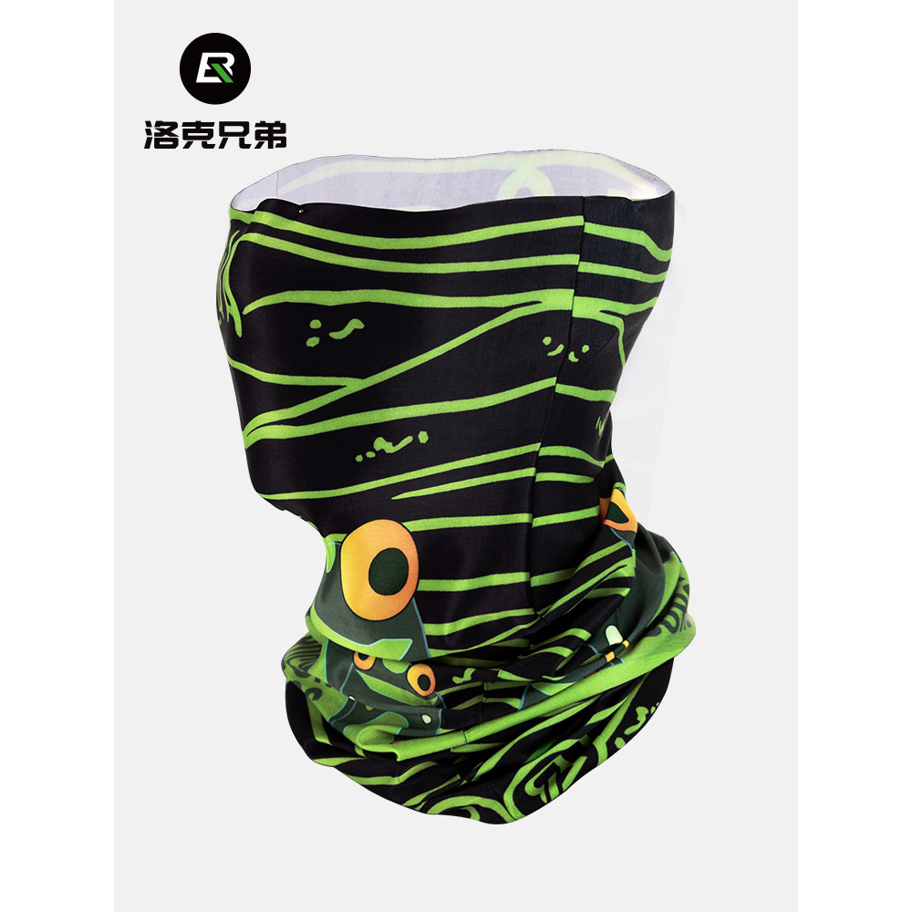 Rock Brothers Máscara Protetor Solar De Seda Gelo Lenço Mágico Masculino Bicicleta De Estrada Ciclismo Chapelaria Babado