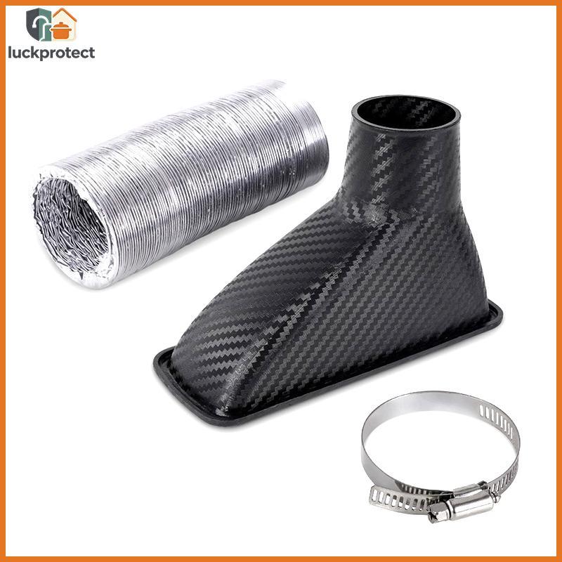 LPHG 1 Peça Kit Universal De Entrada De Para-Choque Dianteiro De Carro , Turbina ABS , Funil De Ar , Aparência De Fibra 