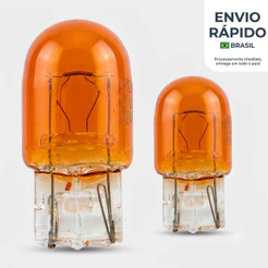 Par Lampadas T20 Ambar/cristal Halogena 21W 12v