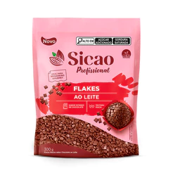 Granulado Flakes Chocolate ao Leite 300g Sicao Profissional
