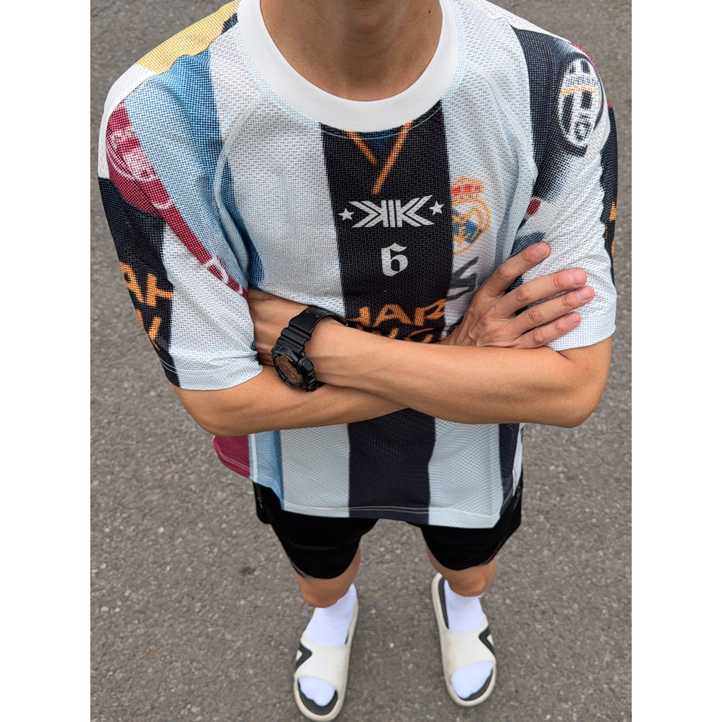 UBCG Costura Impressão Digital Bola Jersey 2026 Primavera Verão Novo Produto Retro Solto Respirável Esportes Camiseta de