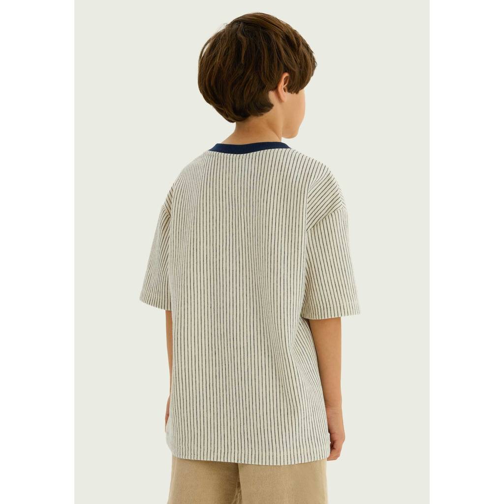 Camiseta Infantil Menino Em Malha Fio Tinto · foto 2