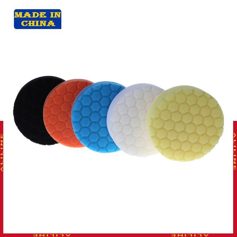 Kit Almofada Polimento Portátil Para Polidor Carro Aplicador Cera 5