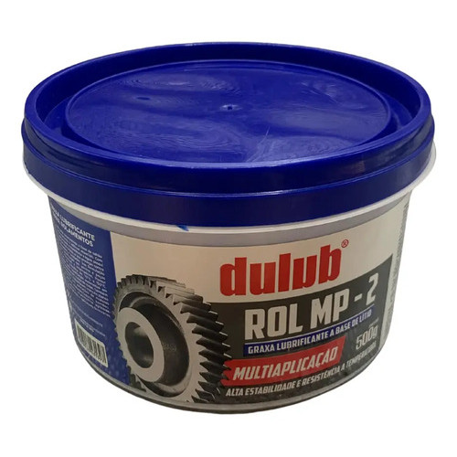 GRAXA LUBRIFICANTE ROLAMENTO 500G DULUB ROL MP2