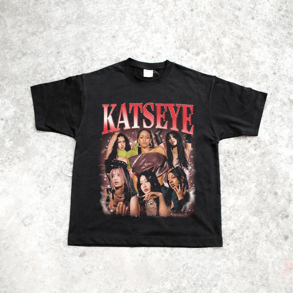 Camiseta Unissex Masculina e Feminina KATSEYE K-POP Estampa Exclusiva Viral  Fãs 100% Algodão