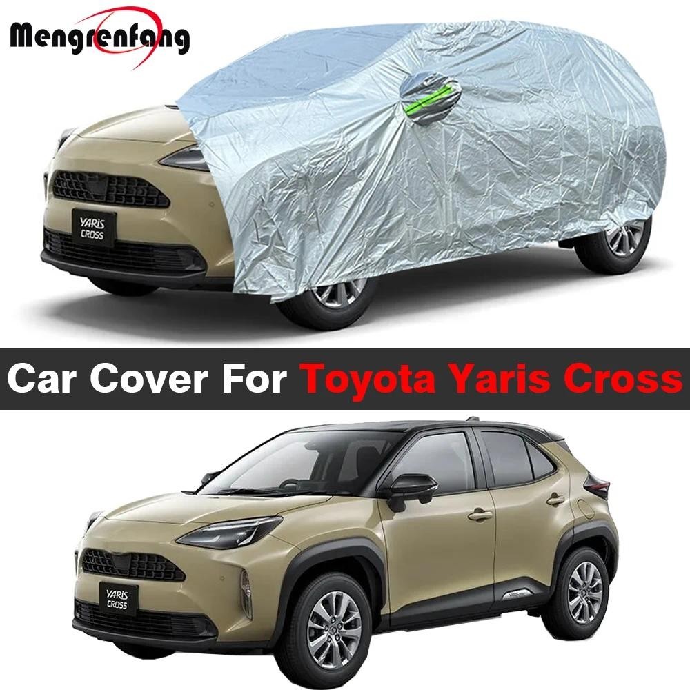 Capa De Carro Auto Ao Ar Livre Anti UV Sol Chuva Neve Proteção Contra Poeira À Prova De Vento Para Toyota Yaris Cross 20