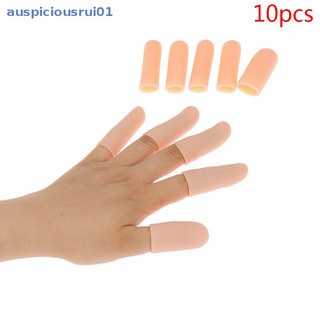 [Auspiciousrui01] 10 peças/conjunto de protetores de dedos de silicone para alívio da dor nos polegares