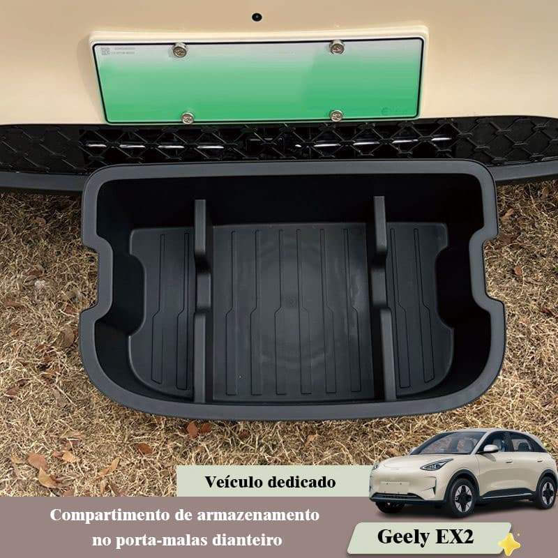 Adequado para a caixa de armazenamento do porta-malas dianteiro do Geely EX2.