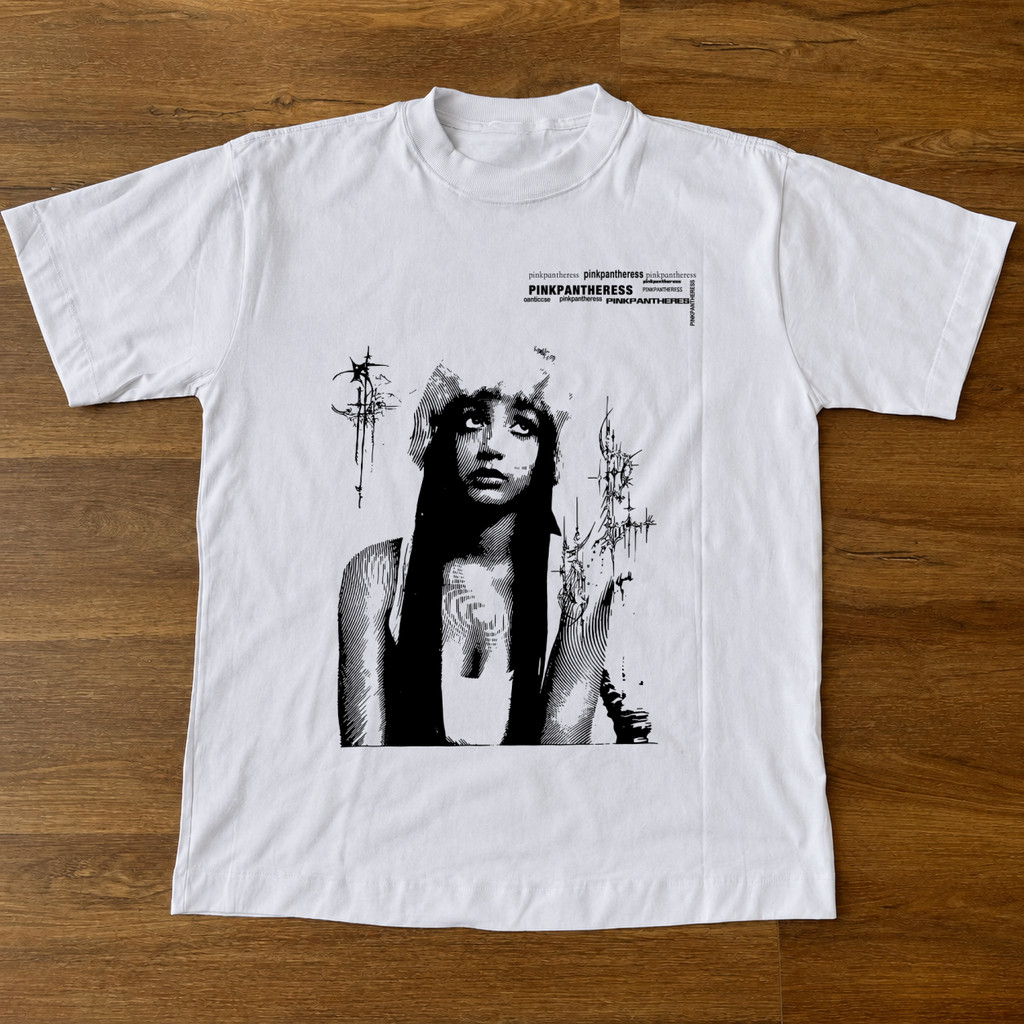 [Camiseta Premium em Algodão Puro]SISI Camiseta Unissex Oversized Pinkpantheress alta qualidade y2k