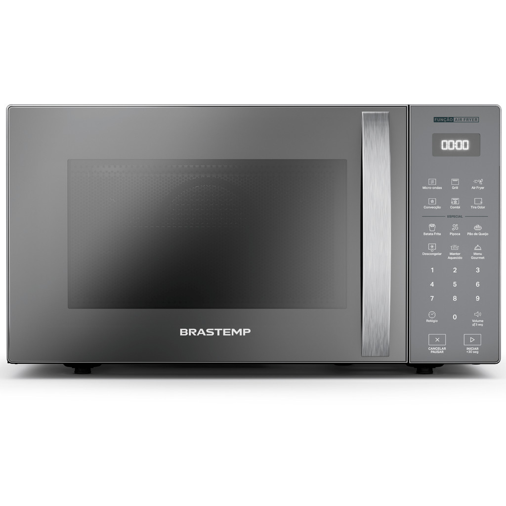 Micro-ondas Air Fryer Brastemp Inox 29 Litros - BMC29AR