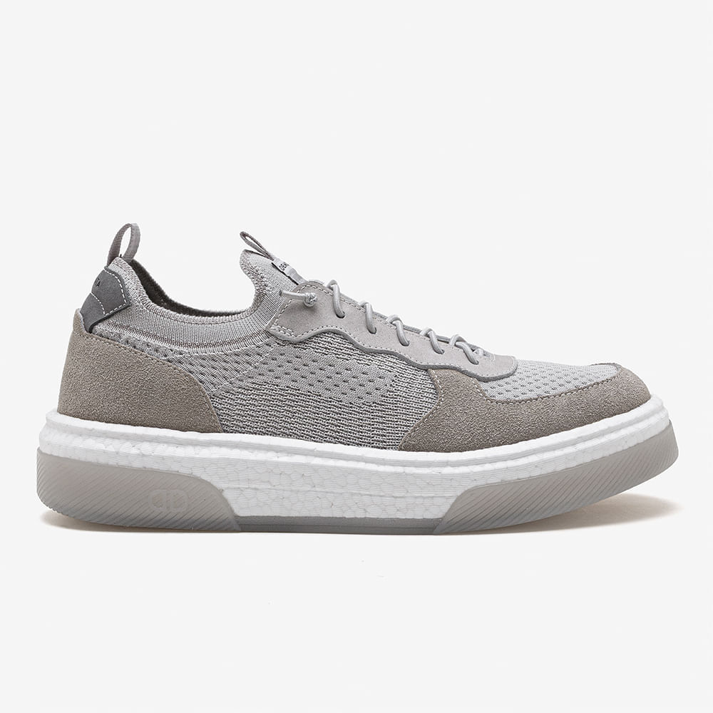 Tênis Masculino Beat Pulse Knit Cinza