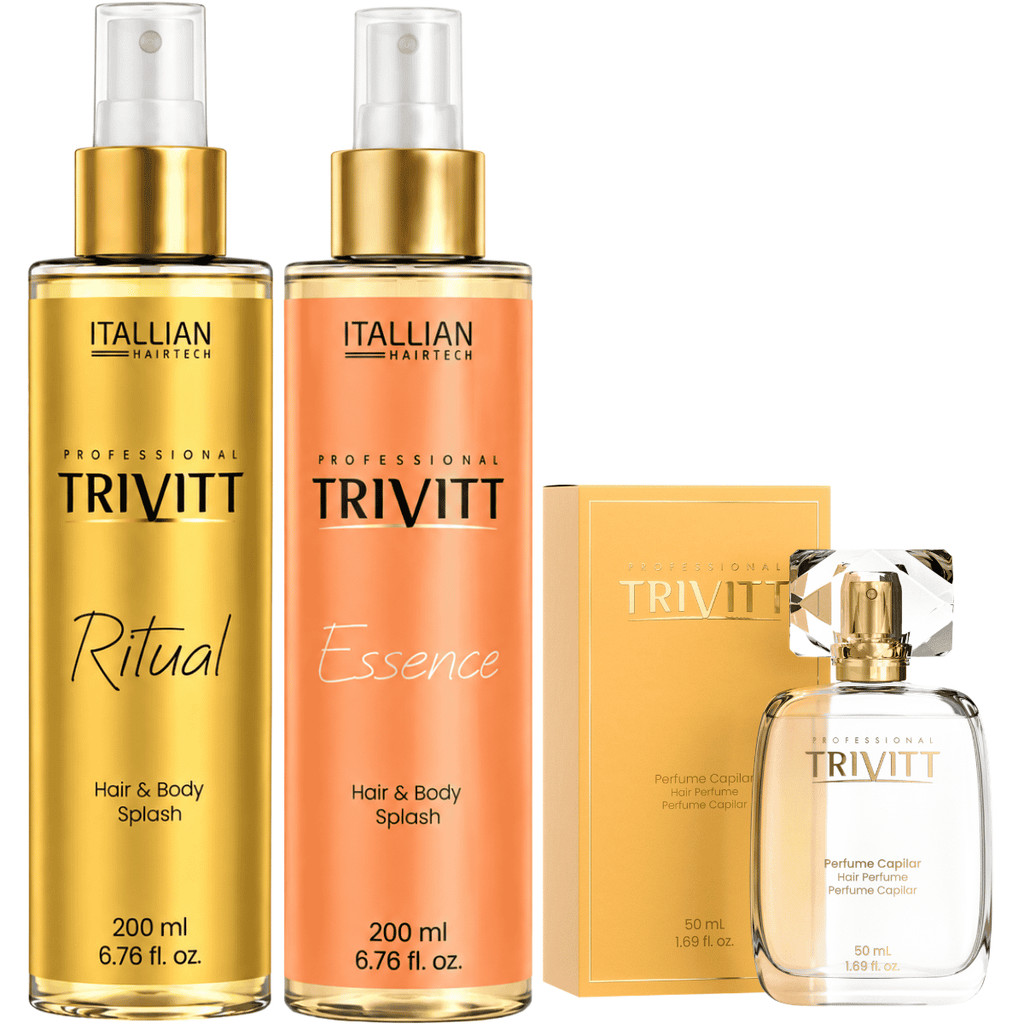 Kit Perfume Capilar Trivitt Body Splash Essence E Ritual