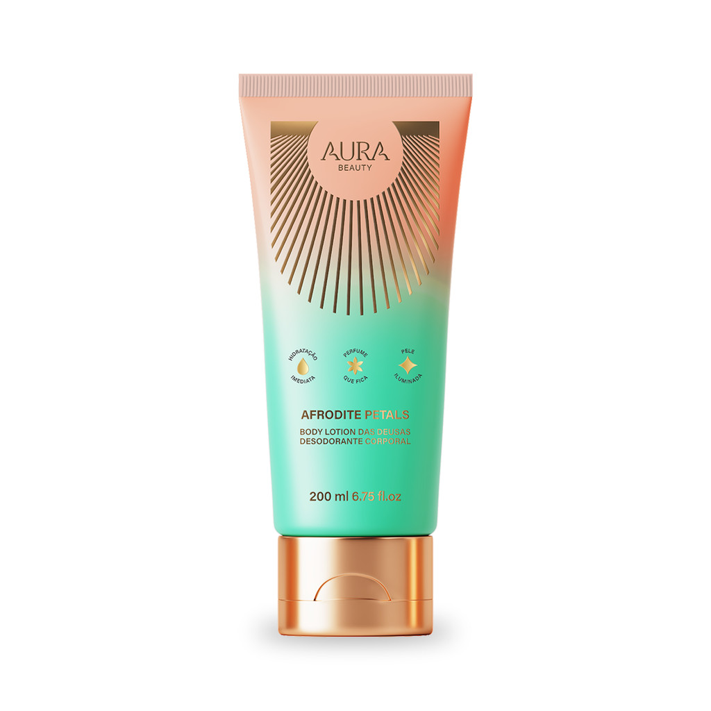 Body Lotion Desodorante Corporal Afrodite Petals 200ml