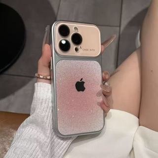 High-End mancha Glitter mudança imediata para Apple 17promax caso de telefone iPhone17pro janela grande 16 15 14 0919/11