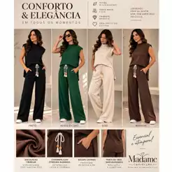 Conjunto Feminino em Suédine – Conforto, Elegância e Estilo para mulheres de bom gosto