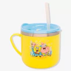 Caneca Flip Infantil Bob Esponja