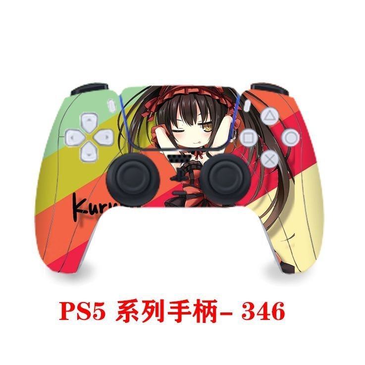 Novo adesivo para controle PS5, adesivo para PS5, filme protetor PS5, adesivo de anime Rem da série Date A Live Light, K