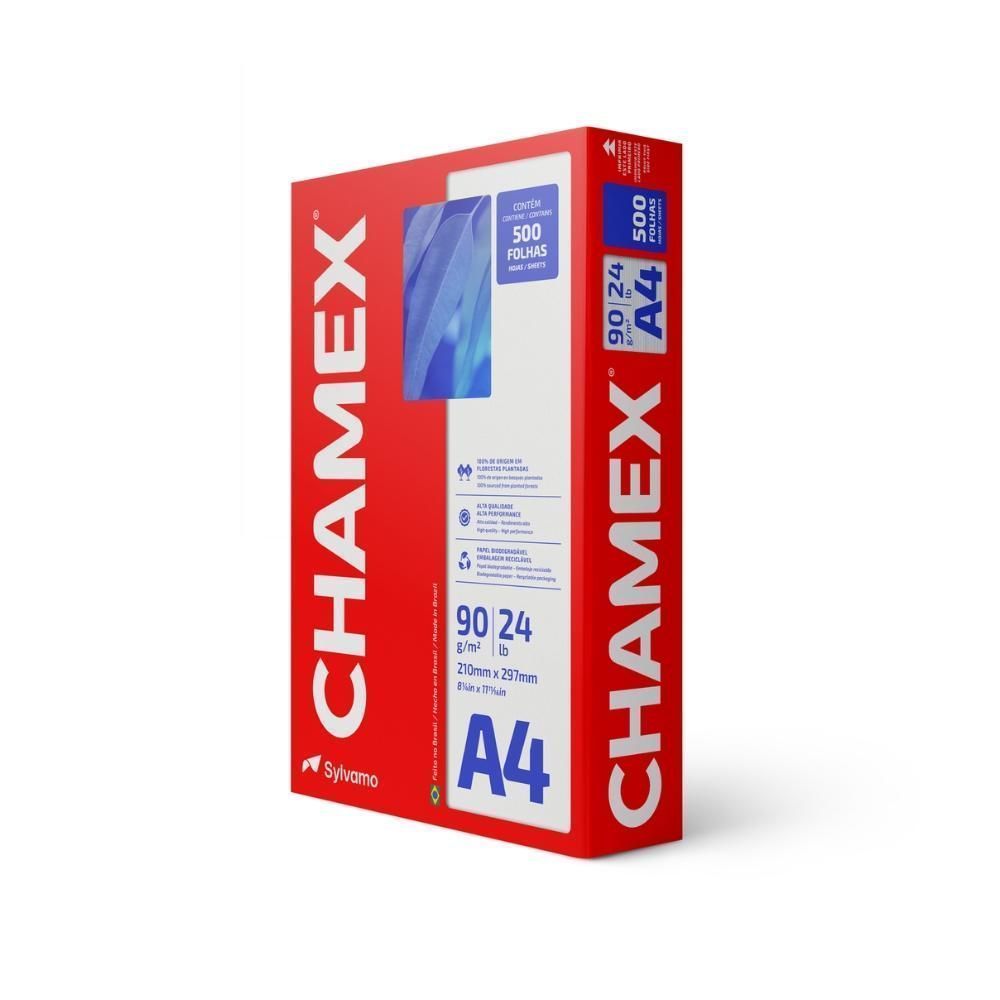 PAPEL CHAMEX A4 90GR 210X297 RESMA UN
