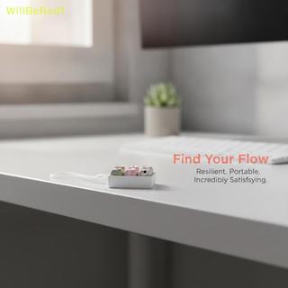 [WillBeRedT] Alívio Do Estresse Portátil Teclado De 9 Teclas Fidget Toy Desenho Animado Natal Animal Pingente Linda Bols
