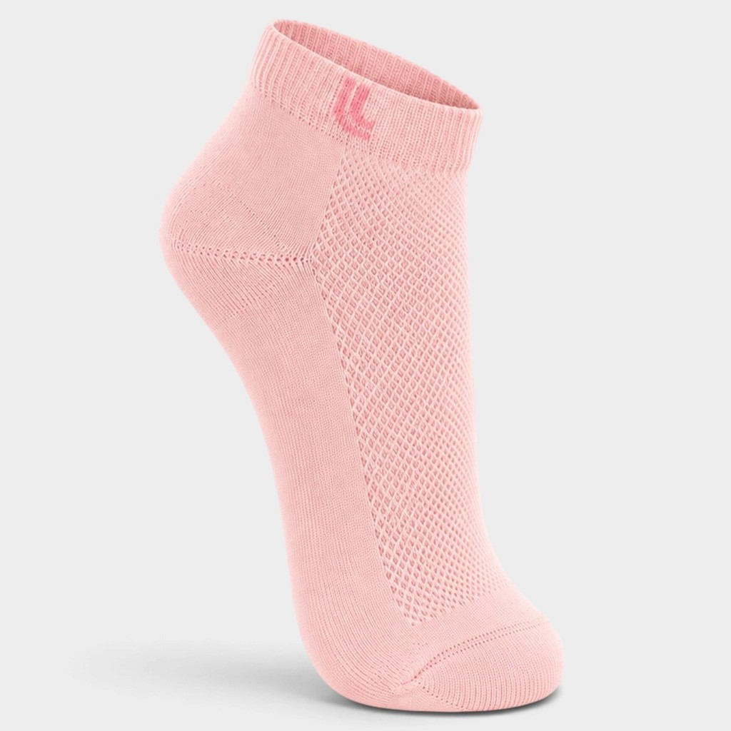 Kit 3 Pares Meia Lupo Cano Baixo Feminina - Rosa e Branco — imagem 2 de 2